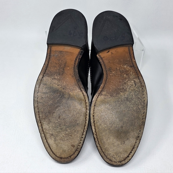Allen Edmonds CODY Black Leather Woven Kiltie Tassel Loafer Dress Shoes Sz 10.5 main image 5